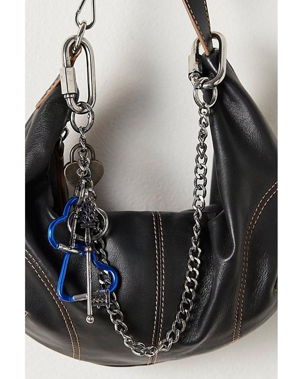 Free People Blue Charmed Swag Bag Charm