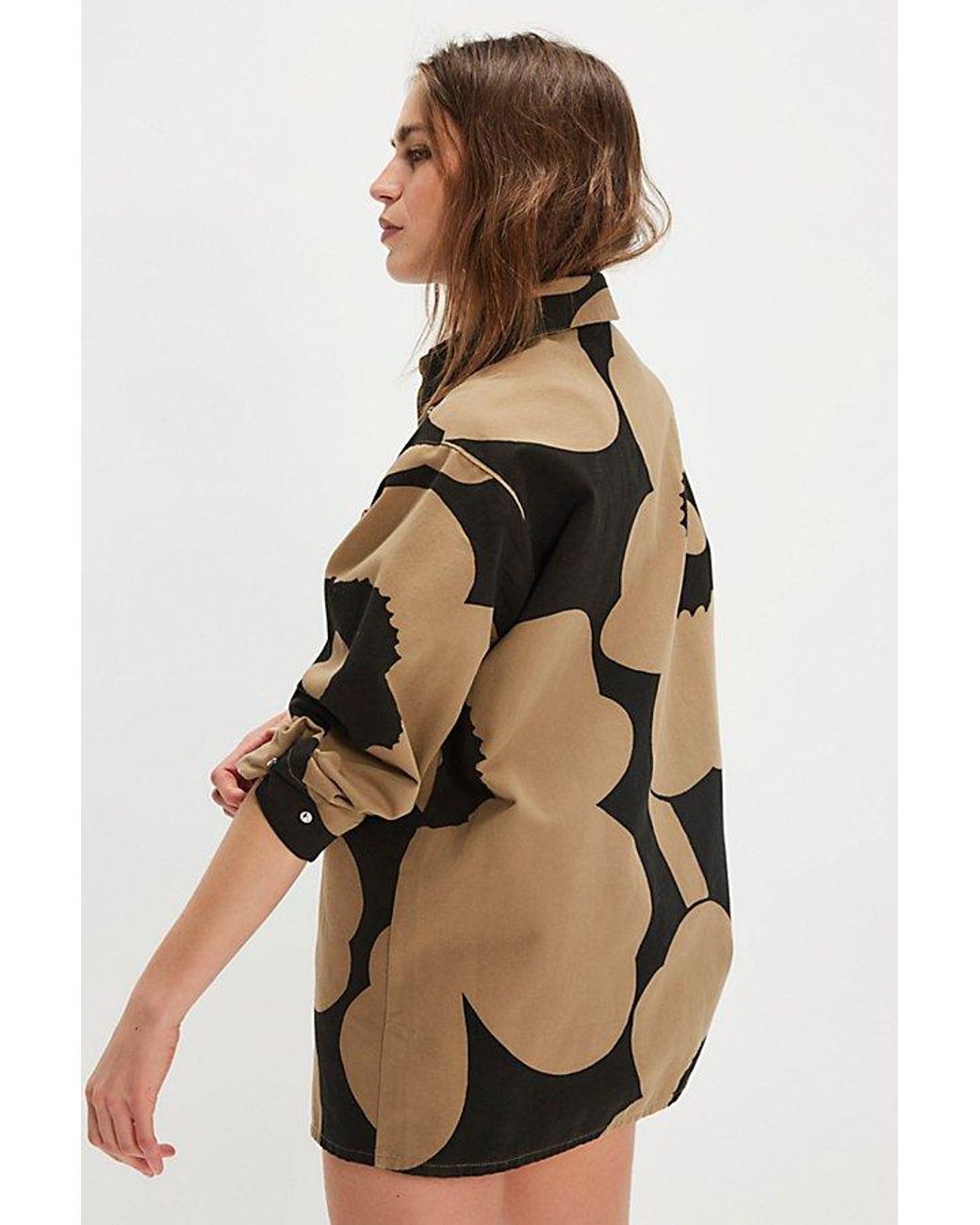 marimekko Abstraktio Unikko シャツ Abstraktio Unikko Cotton shirt | Marimekko