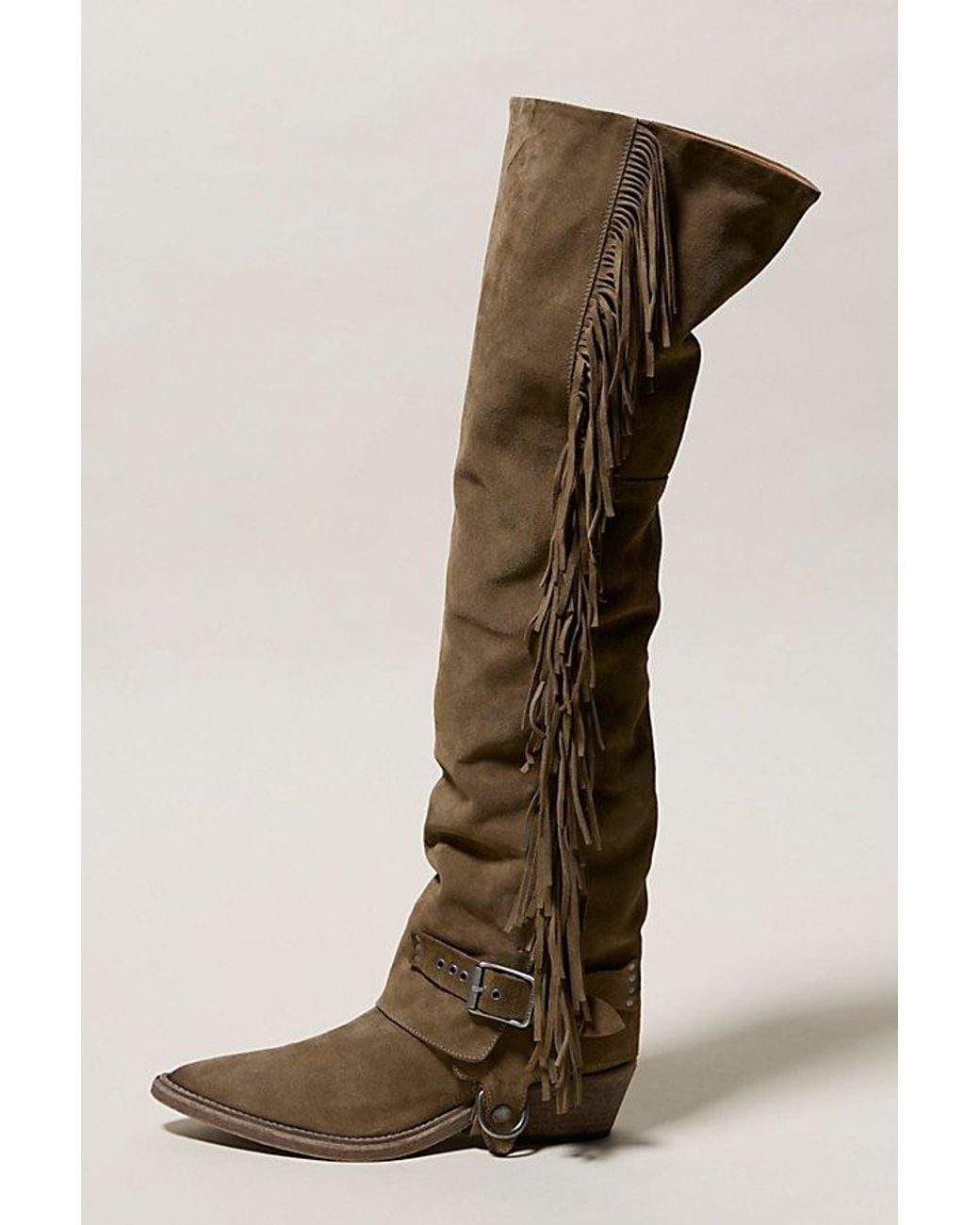 Free People Brown We The Free Alyse Convertible Over-The-Knee Boots