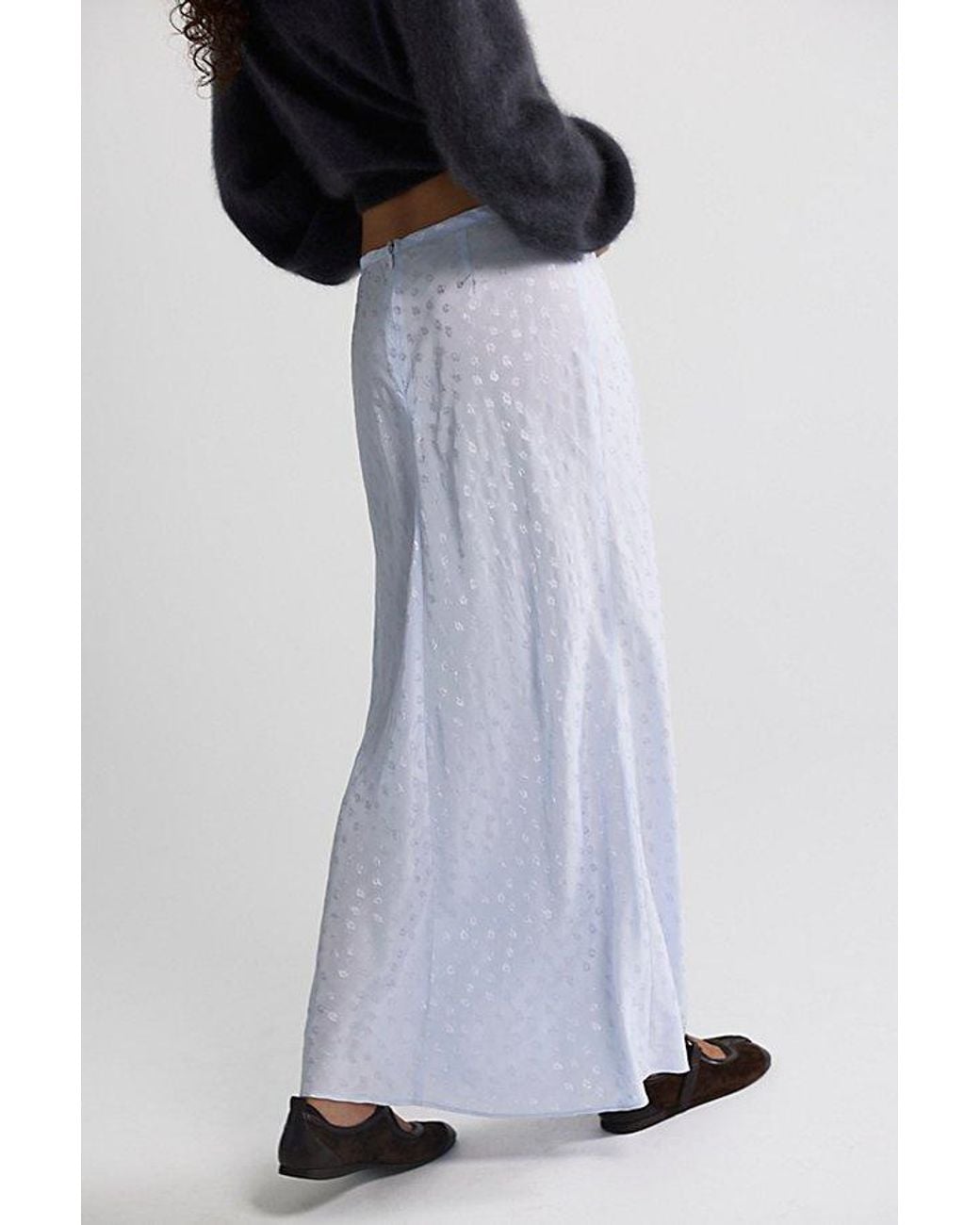 Free People Multicolor Bonita Solid Maxi Skirt