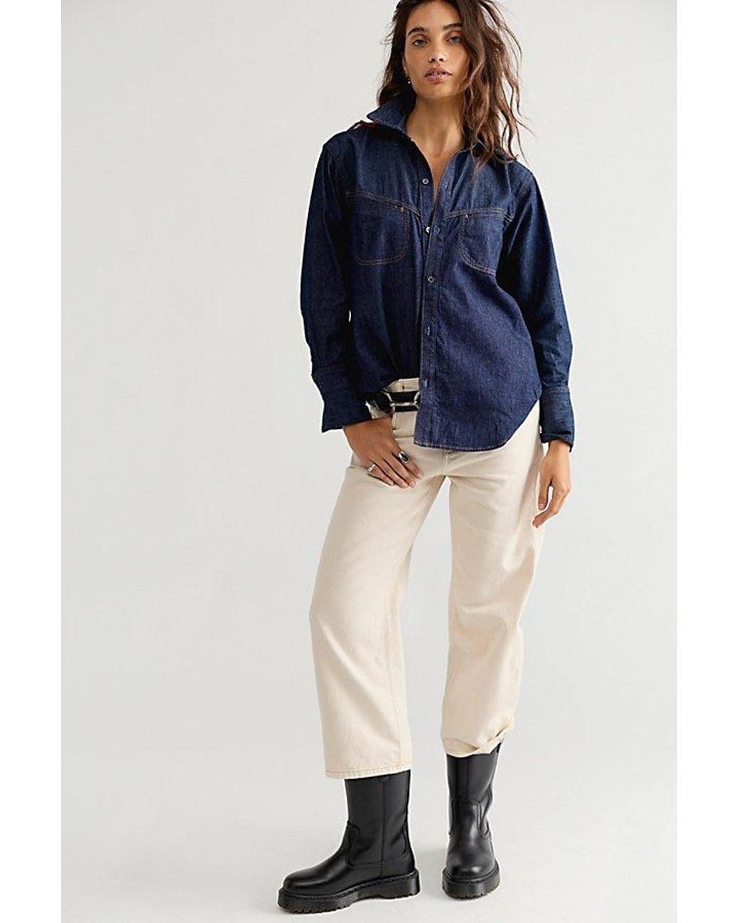 Citizens of Humanity Blue Solene Shirt