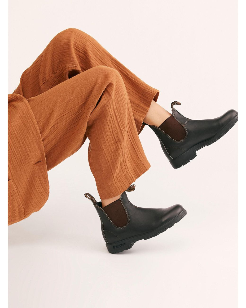 faux leather blundstone