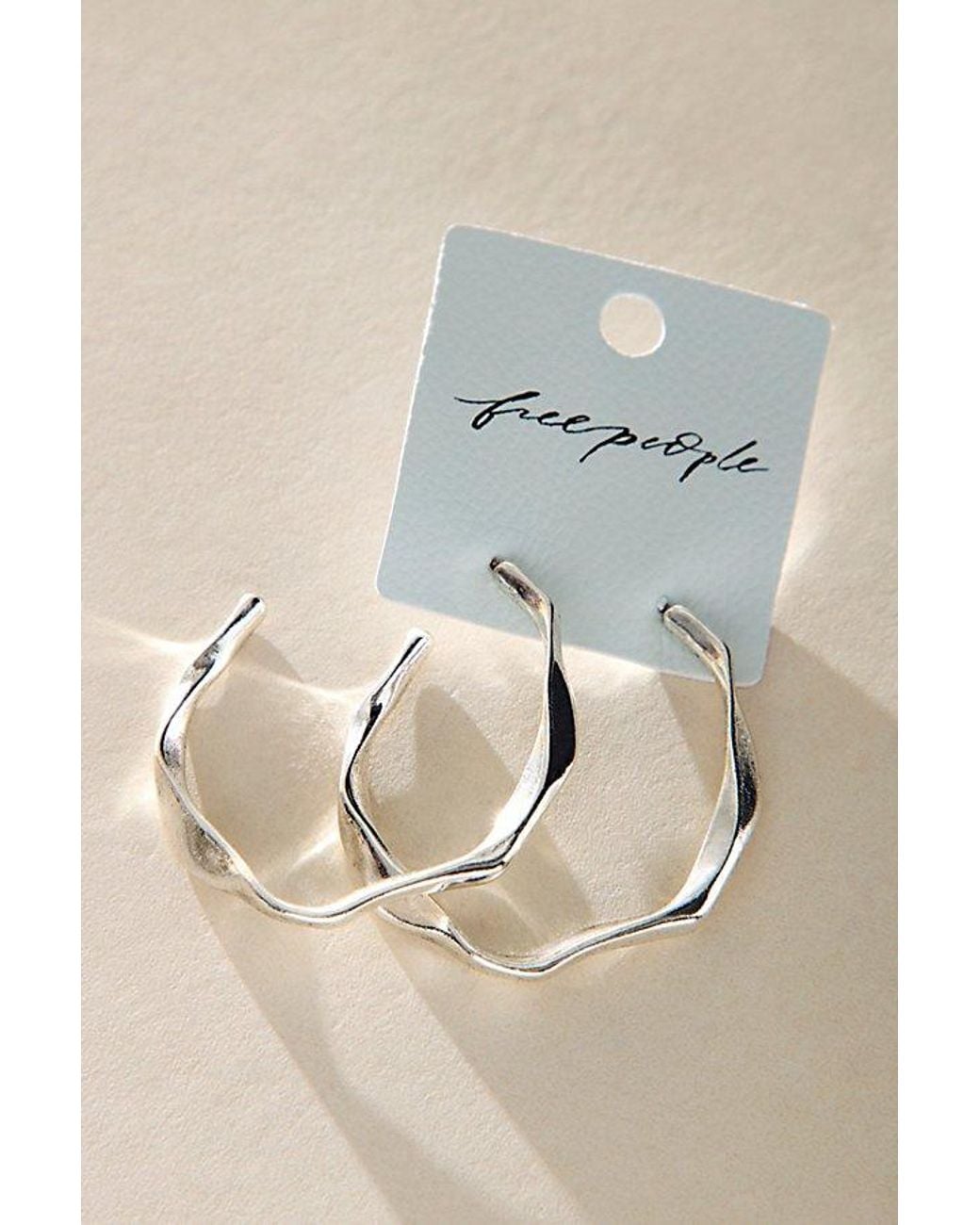 Free People Natural Lodi Hoops