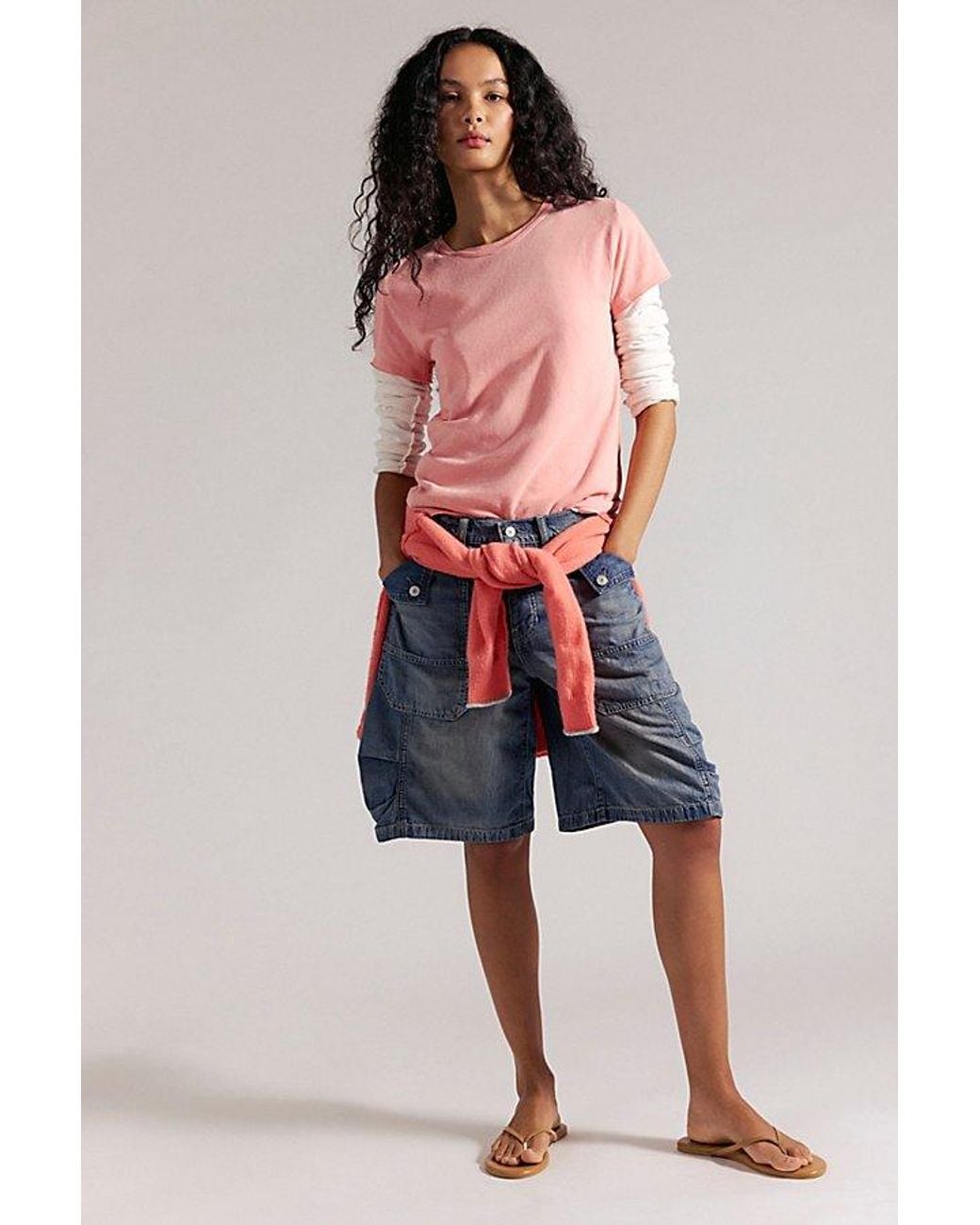 Free People Red Nova Tee