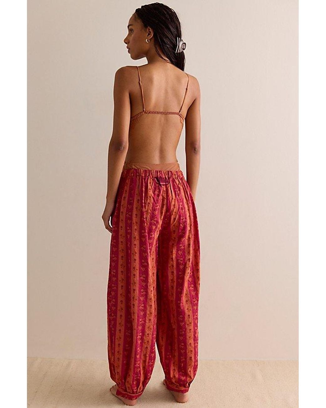 Intimately By Free People Red On Repeat Pyjama Trousers By