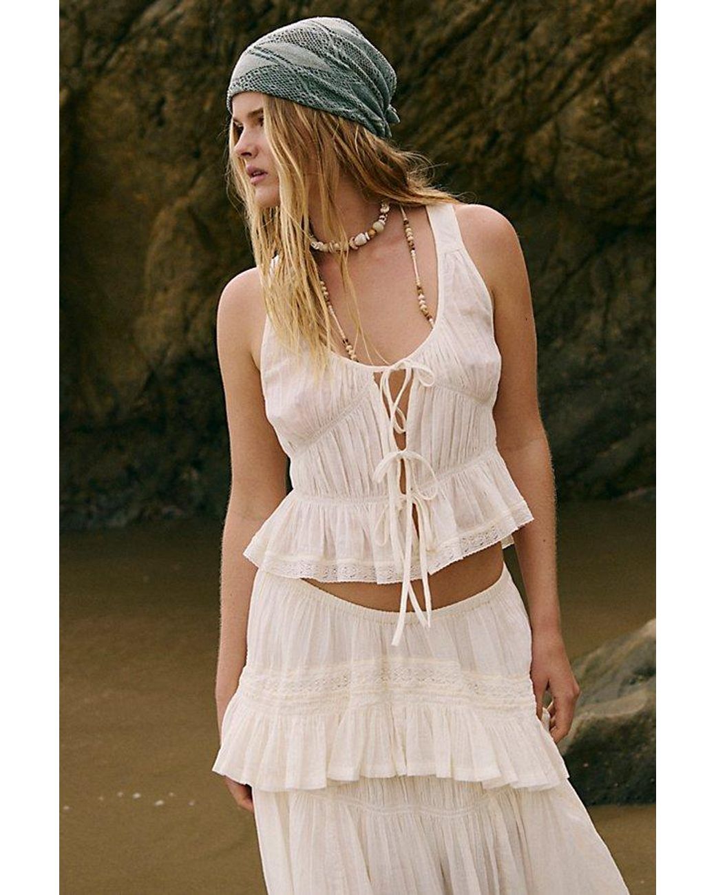 free-est Multicolor Bare Bliss Skirt Set By