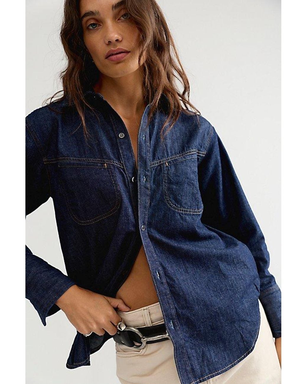 Citizens of Humanity Blue Solene Shirt