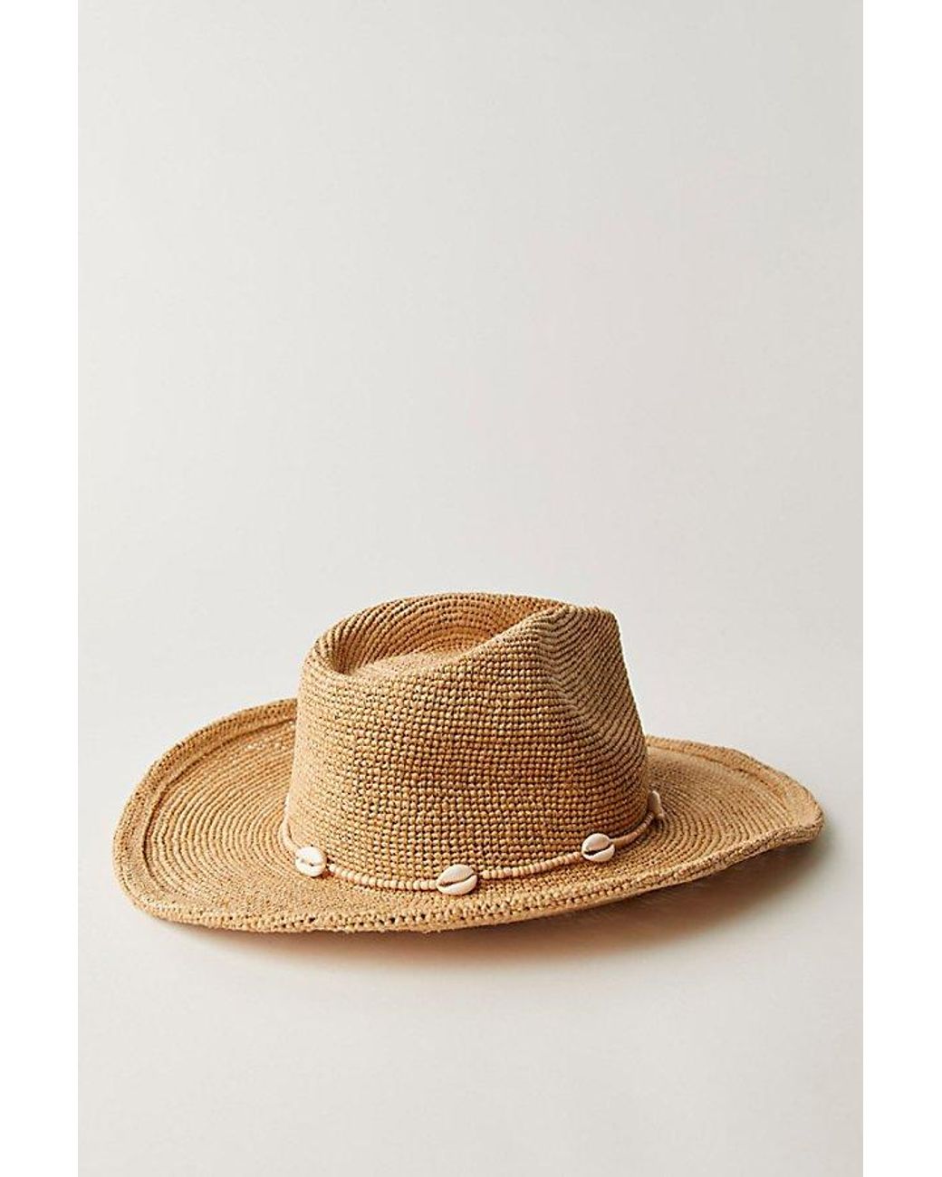 FREE PEOPLE WESTERN INSPIRED RAFFIA BEACH FESTIVAL SUMMER HAT 
WIRED BRIM Freya Raffia Beach Hat – Kassatex main image 3