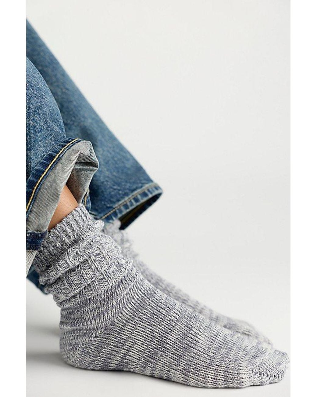 Free People Gray Delia Trouser Socks
