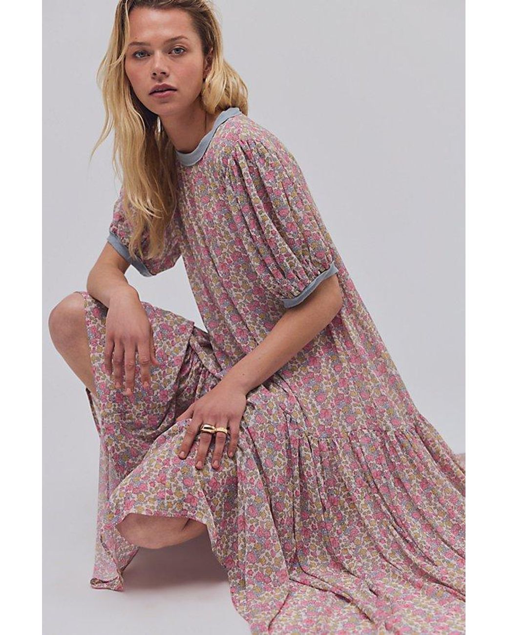 Free People Multicolor Courtside Crush Maxi Dress