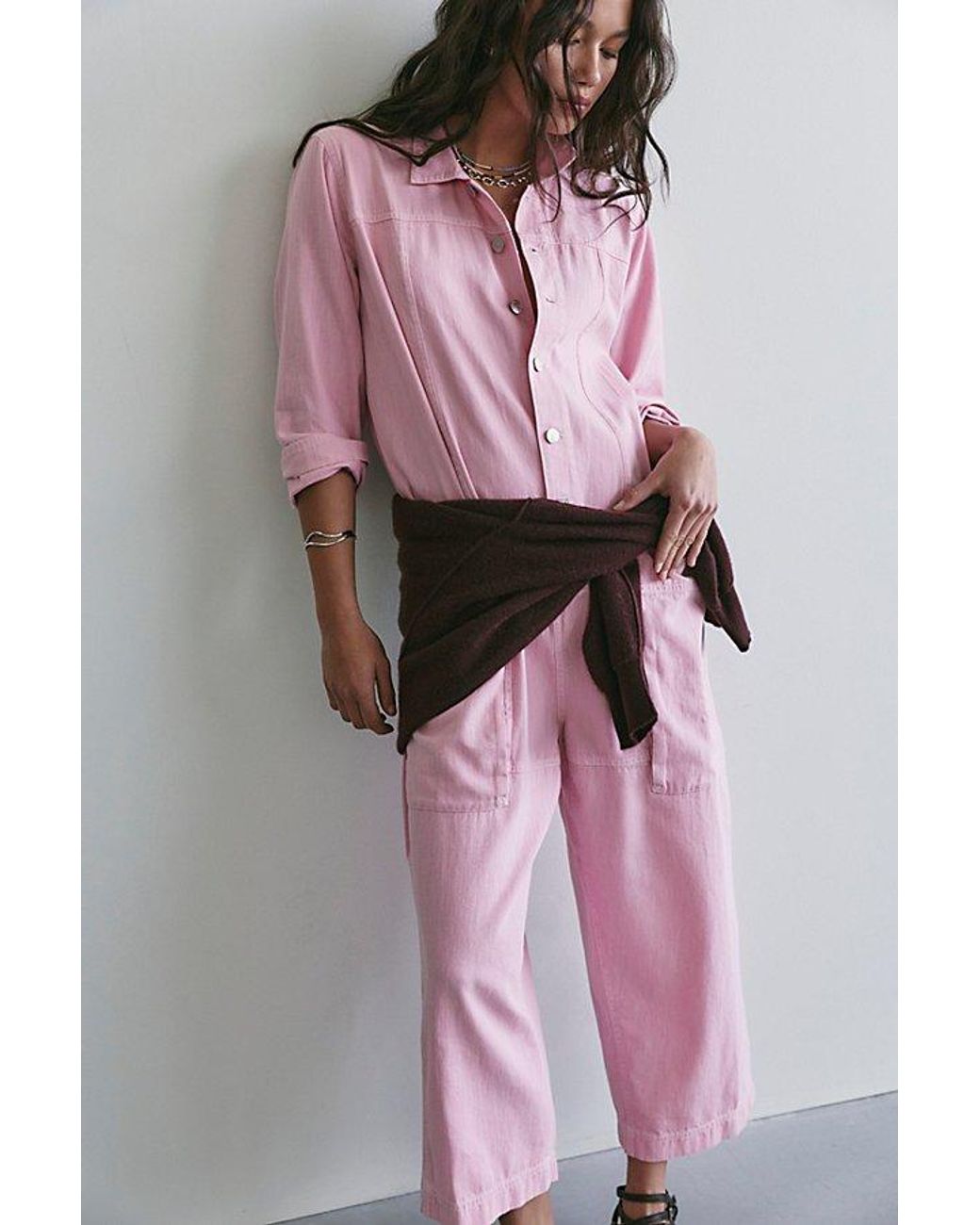Free People Pink Margarita Jumpsuit