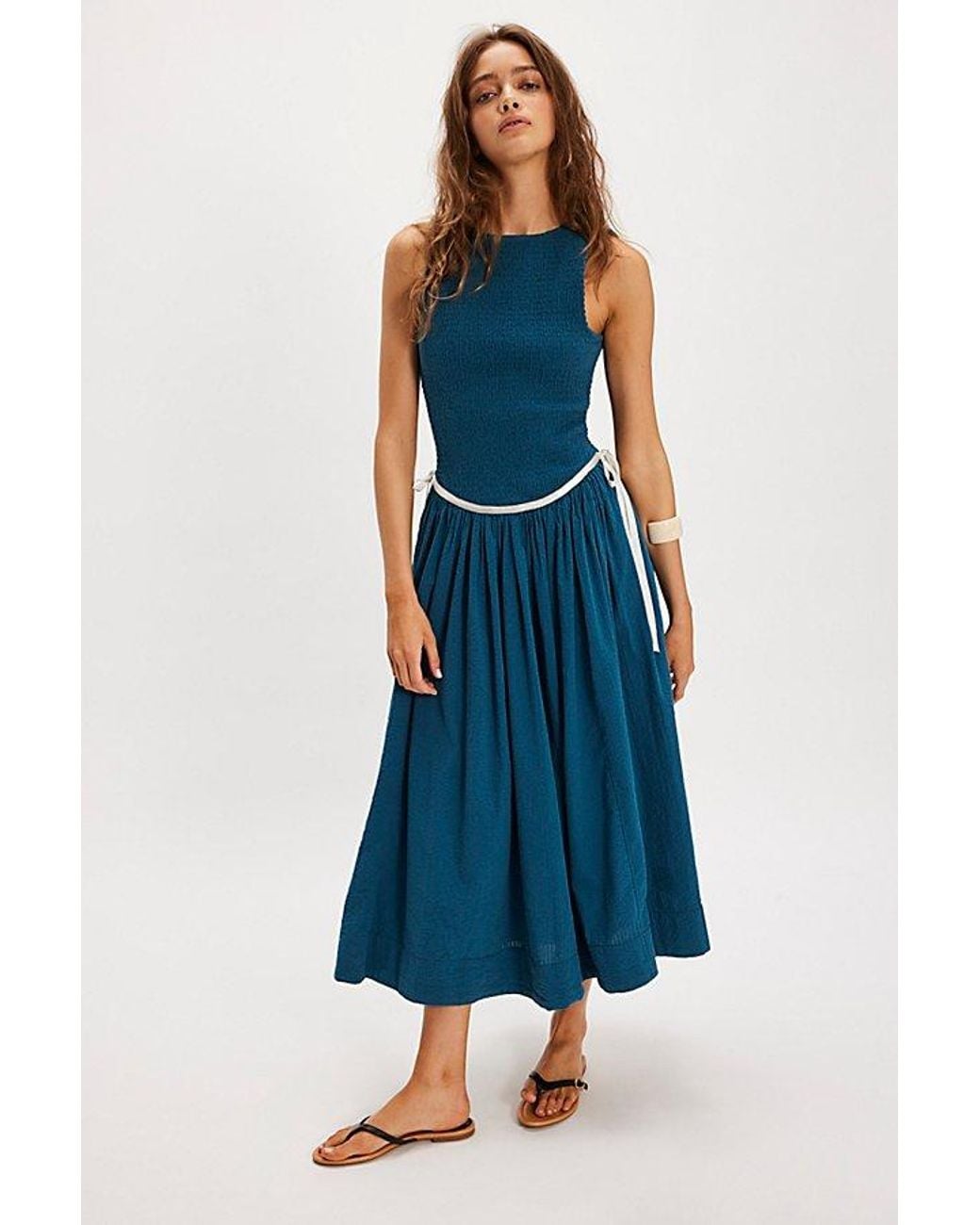 knee length dresses for ladies Free People Complete Me Midi Dress – gilt+gossamer main image 0