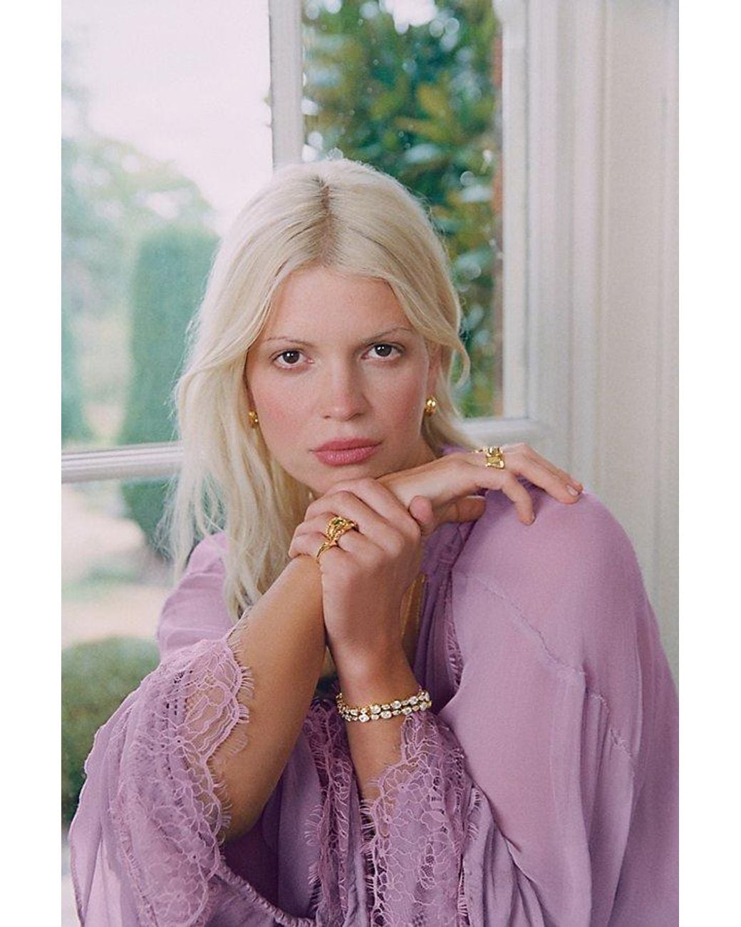 Daisy London Gray X Free People Adeline Tennis Bracelet