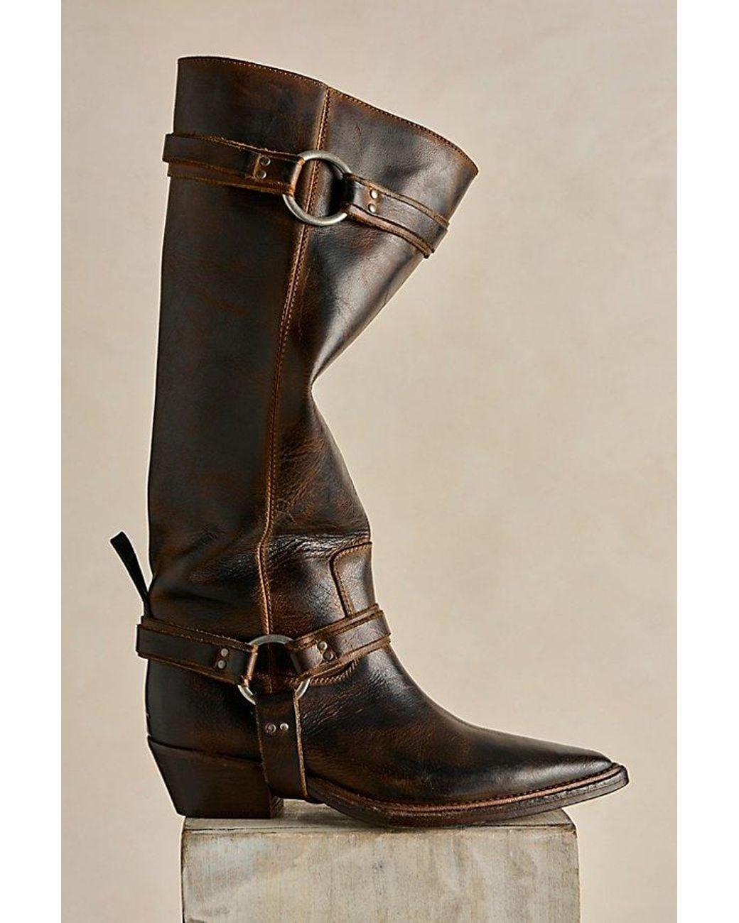 Free People Black We The Free Ashland Harness Boots