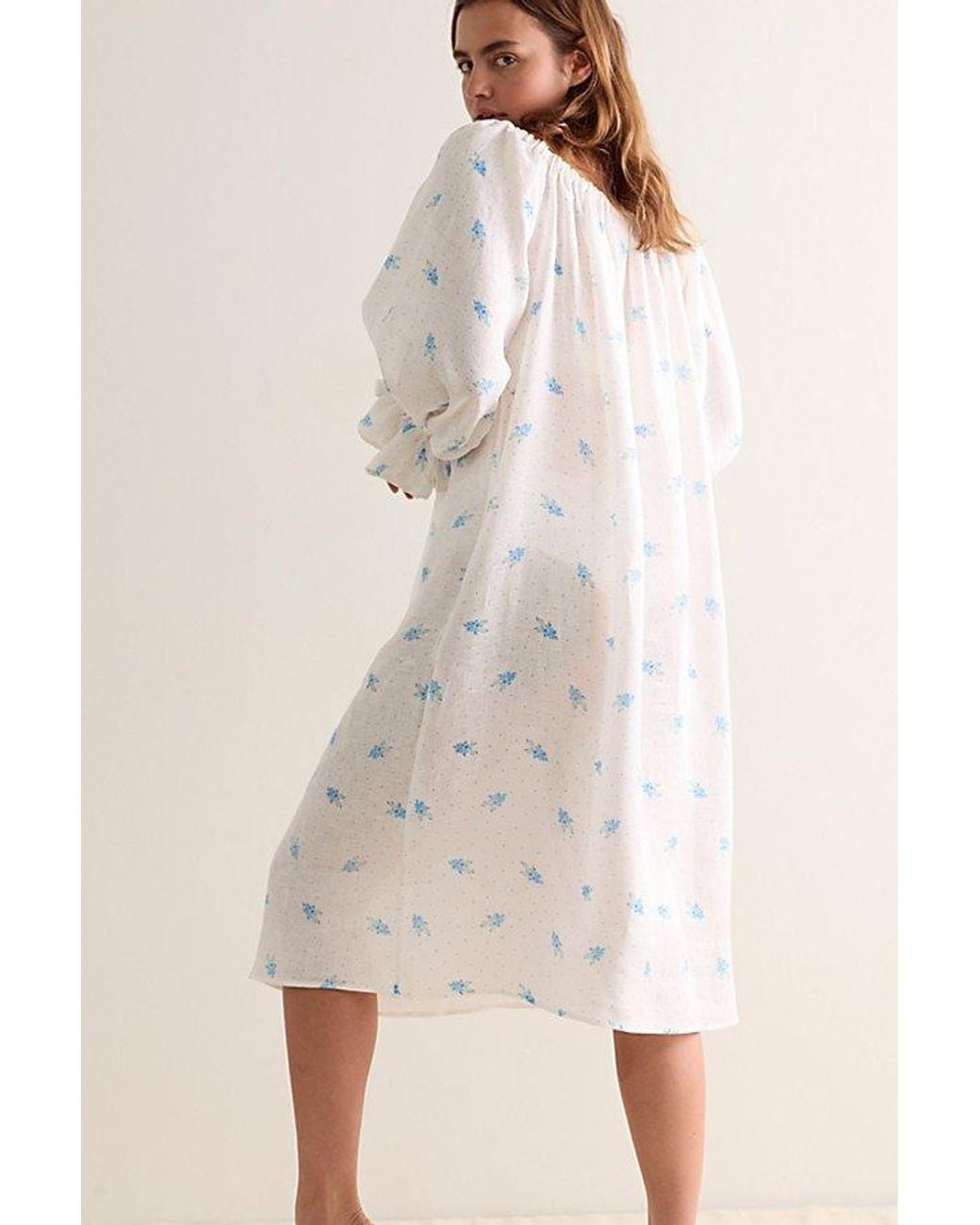 Sleeper Multicolor Cha-Cha Ruffled Midi Slip Dress