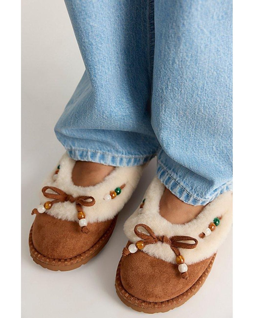 FP Vegan Collection Blue Blizzard Ballet Slippers By