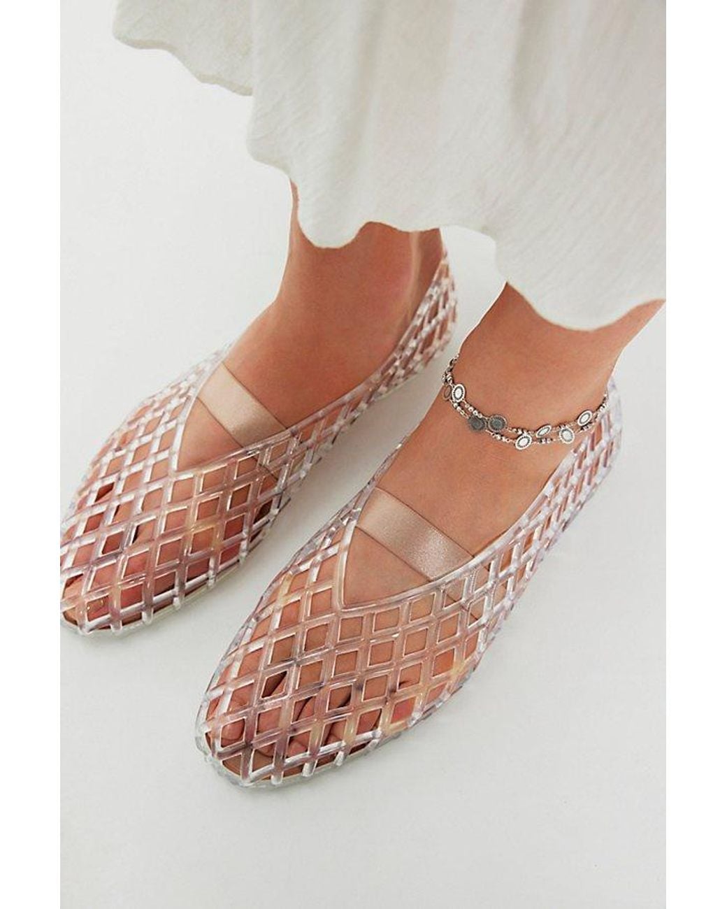 FP Vegan Collection Gray Nola Jelly Mary Janes By