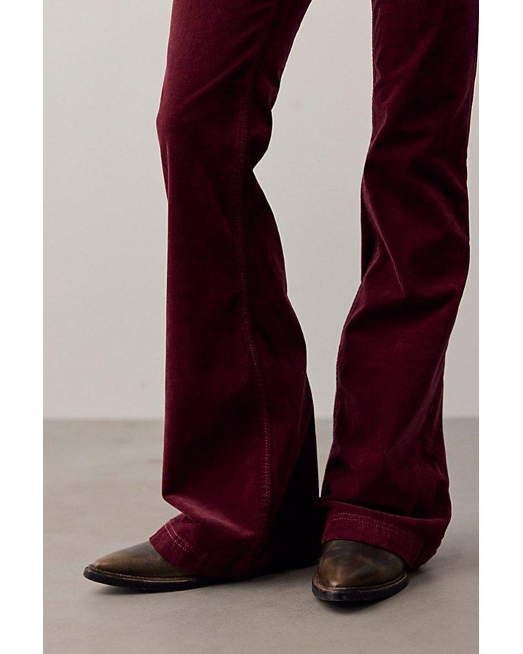 Free People Blue Walk The Line Cord Bootcut Pants