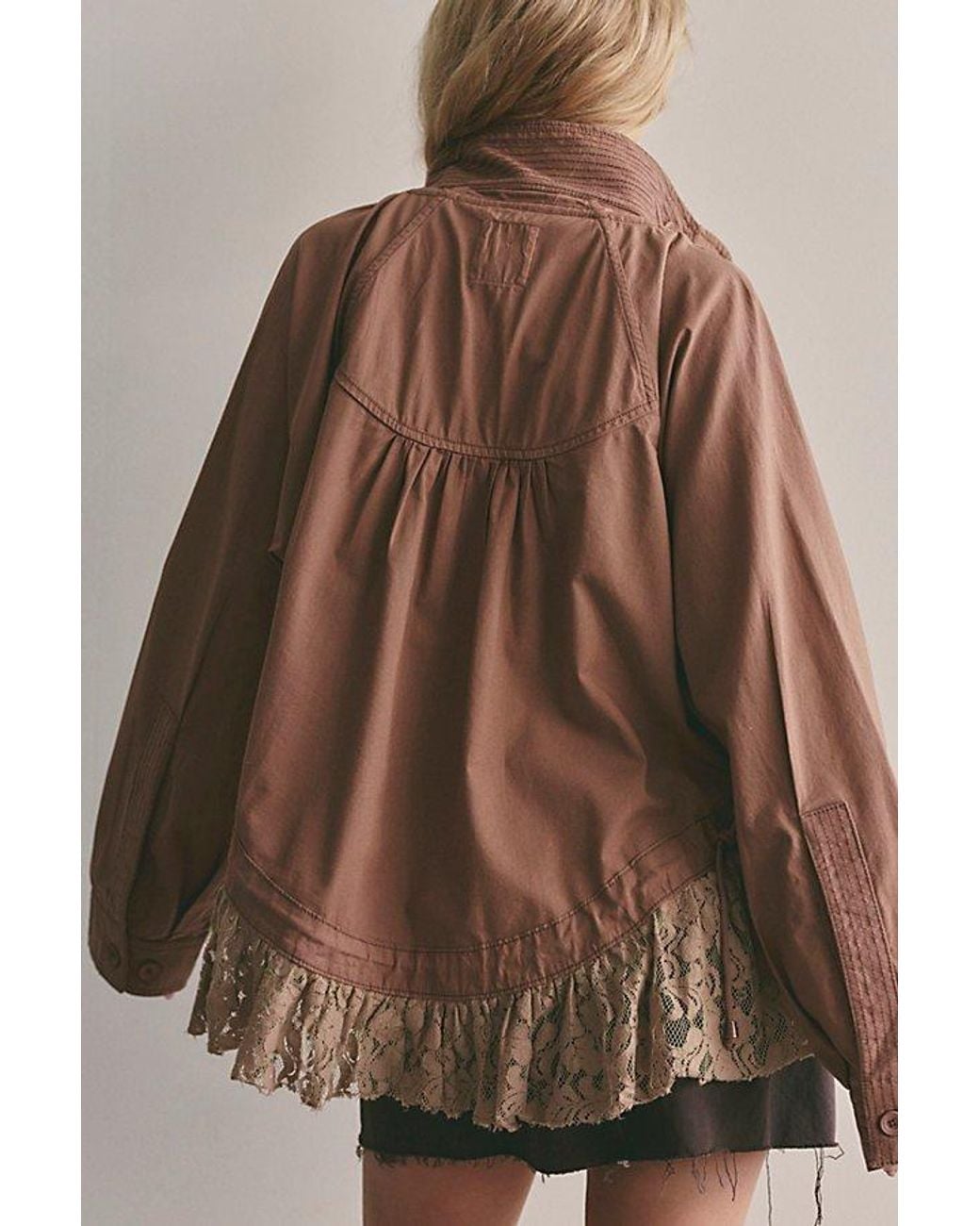 Free People Multicolor Outset Funnel-Neck Jacket
