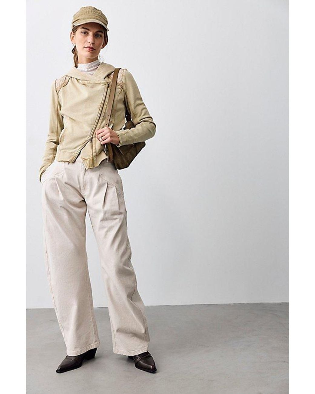 Free People Natural Golden Hour Trouser Jeans