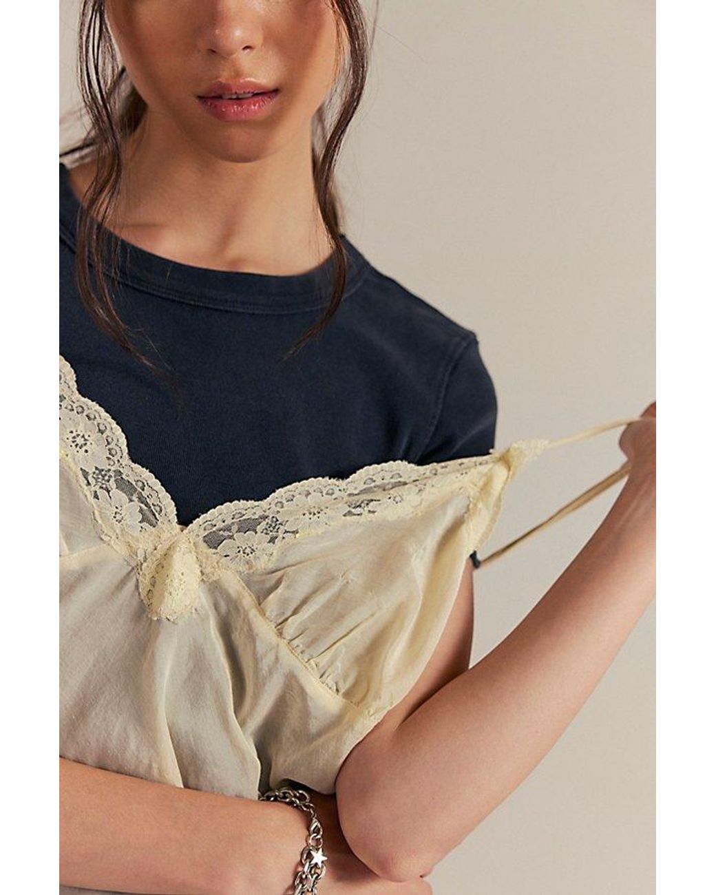 Free People Blue Atlas Crew Tee