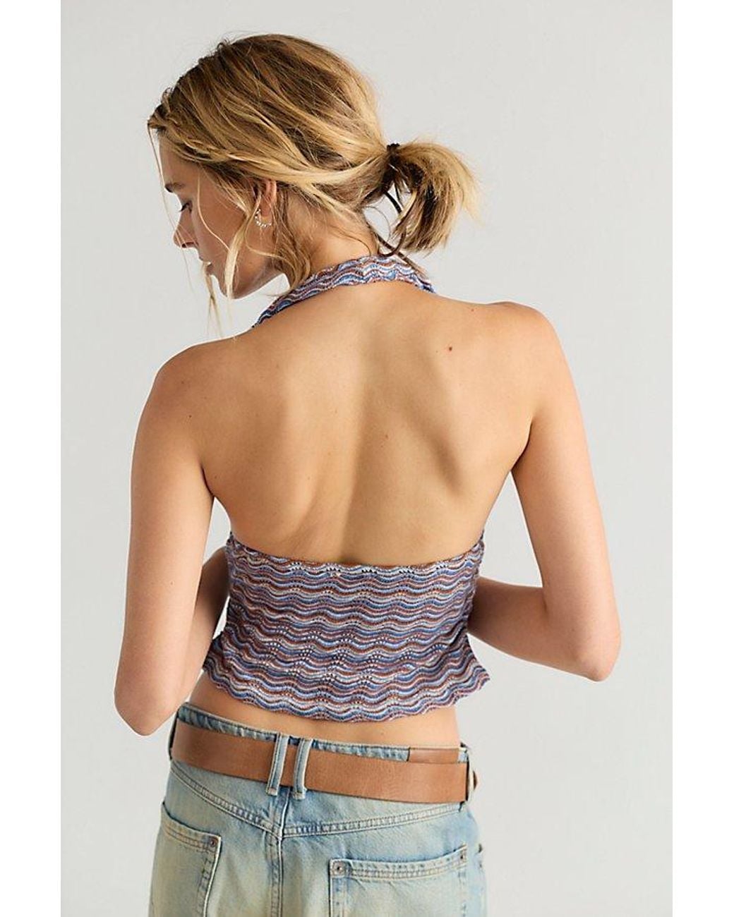 Free People Multicolor Ashton Halter Tank