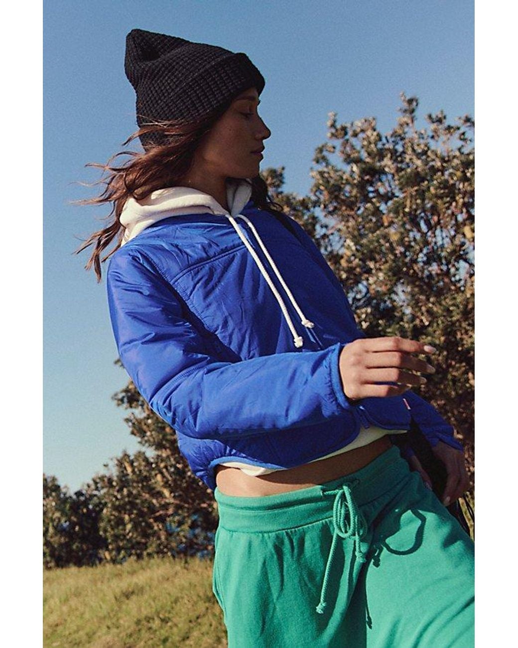 Fp Movement Blue Keep Your Cool Liner Jacket