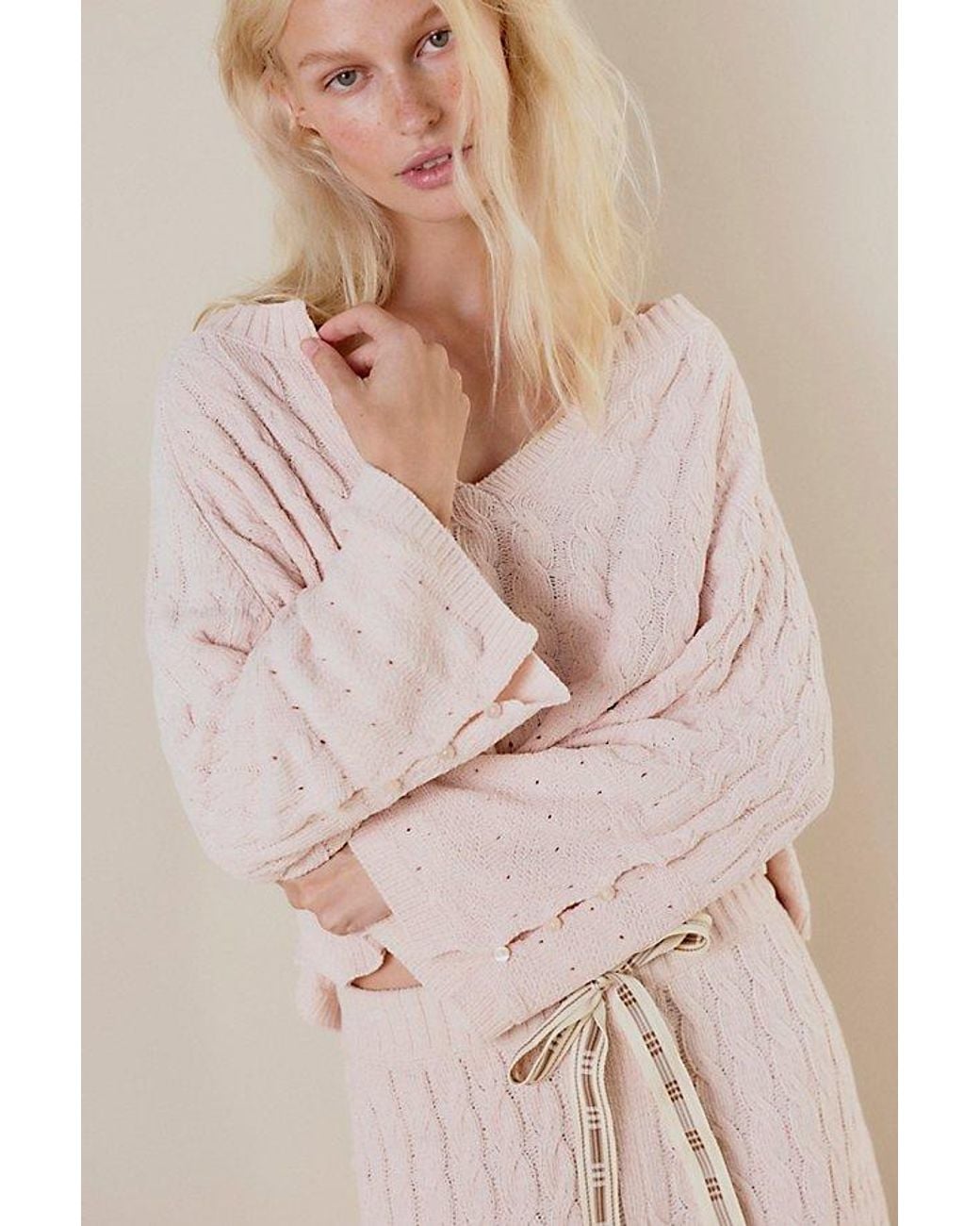 Intimately By Free People Natural Fireside Crush Pullover By