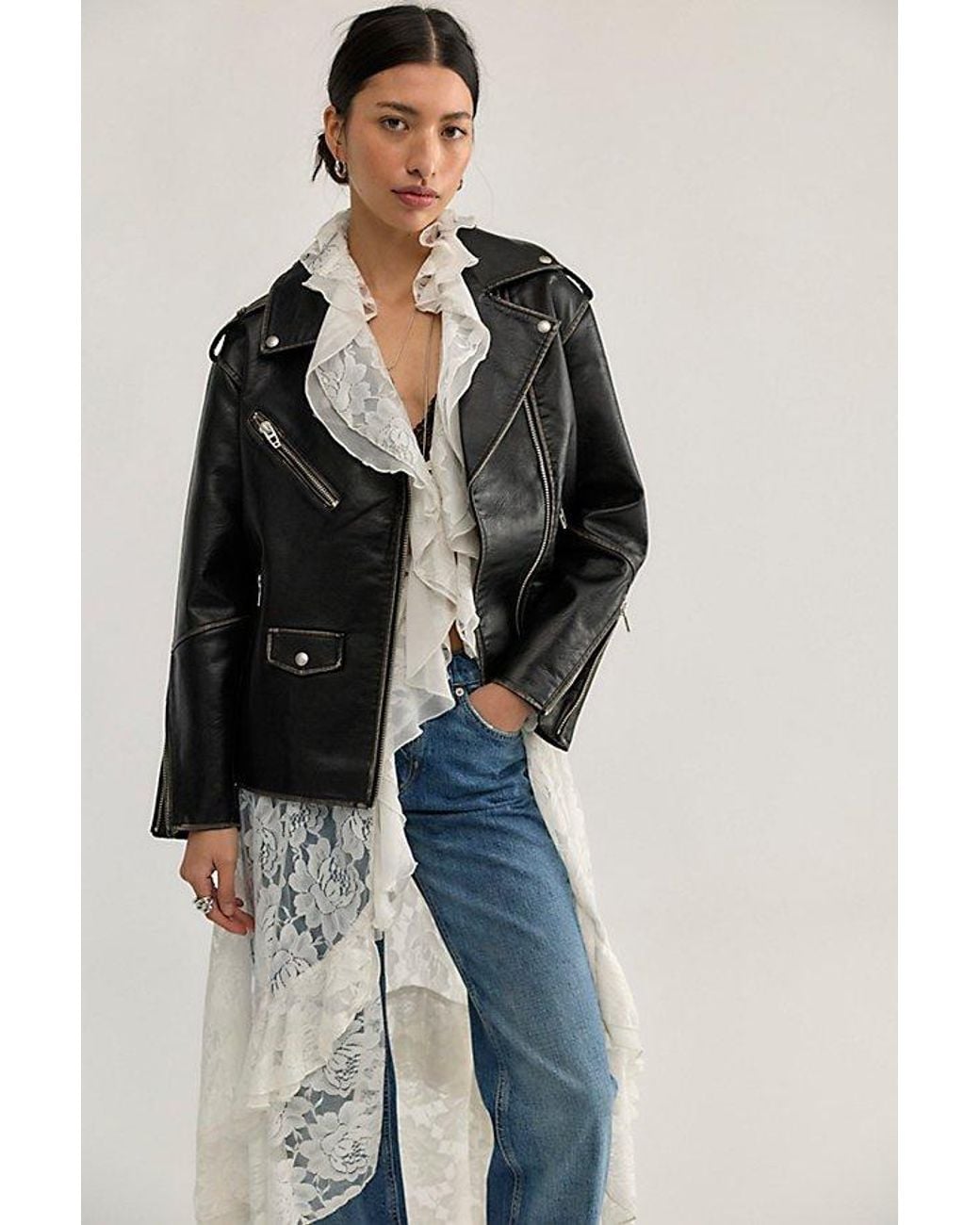 Blank NYC Black Between Moto Jacket