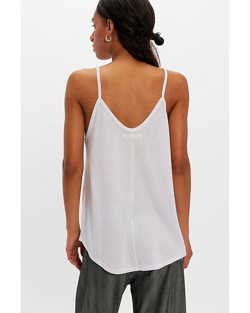Free People White Under The Sun Tank Top