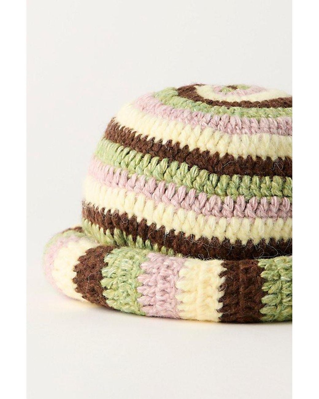 Free People Natural City Spiral Bucket Hat