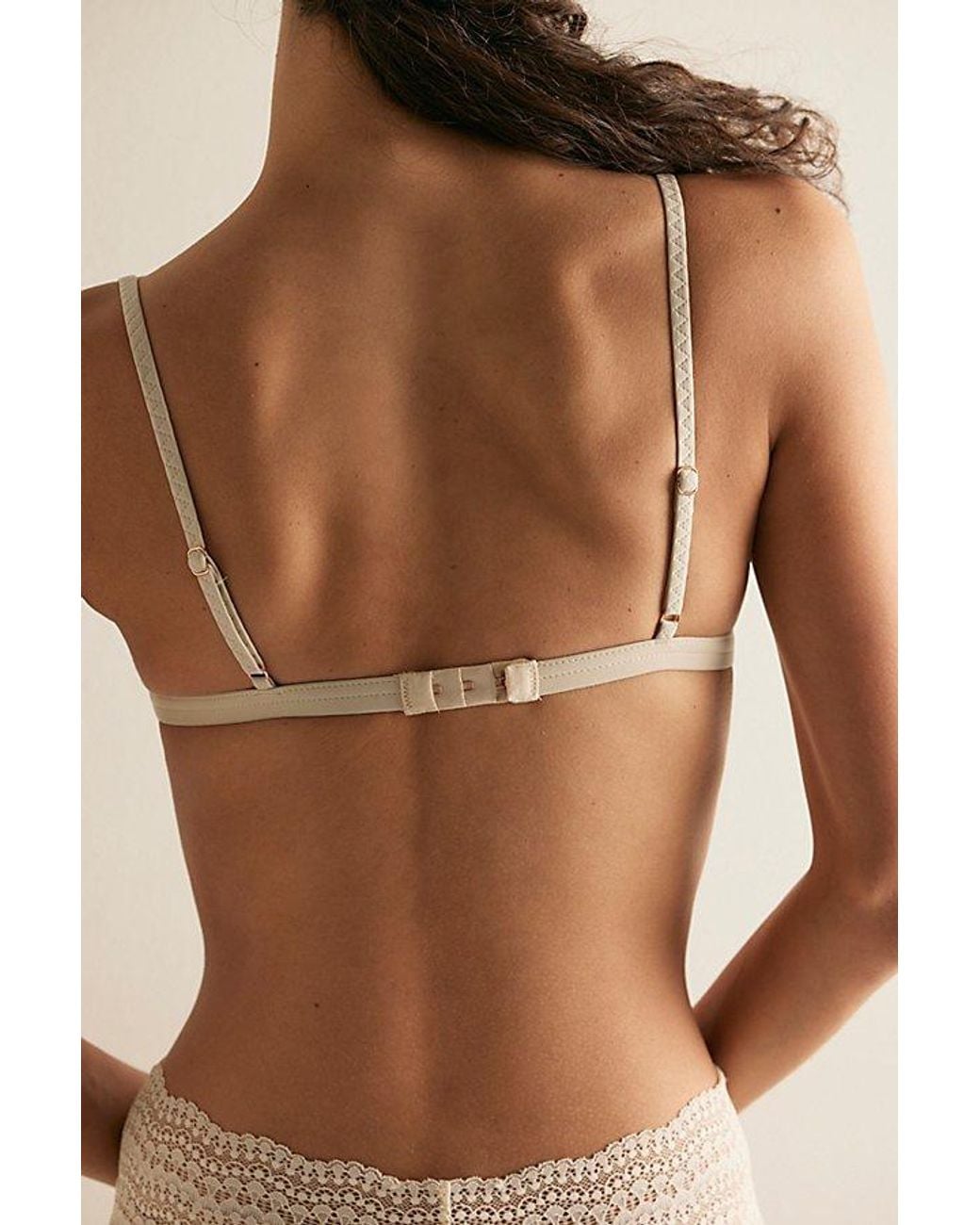Intimately By Free People Brown Charlie Microfiber Triangle Bralette By