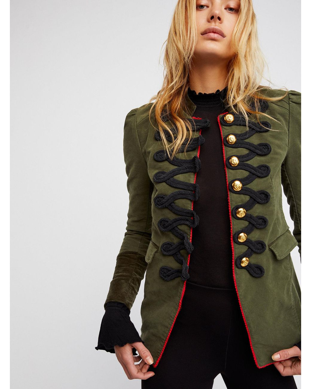 Free people seamed and structured best sale blazer