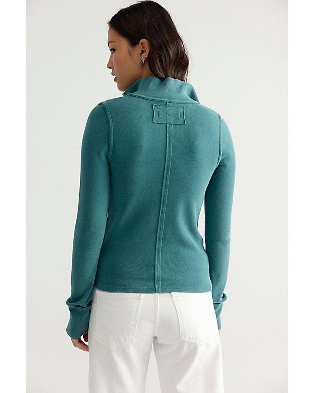 Free People Green Lake Solid Henley