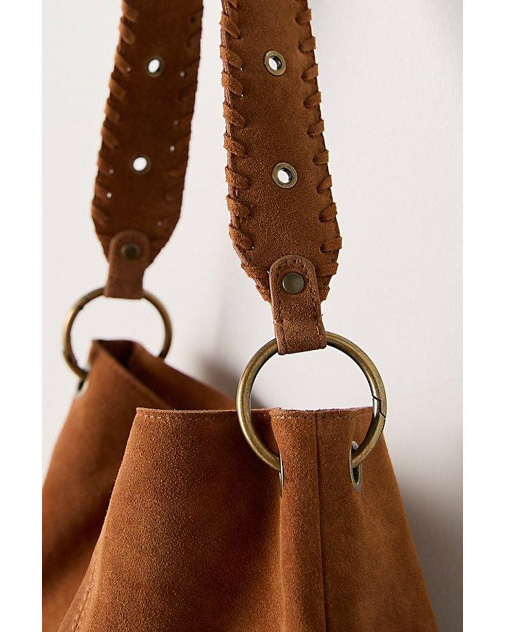 Free People Brown Fort Bucket Bag