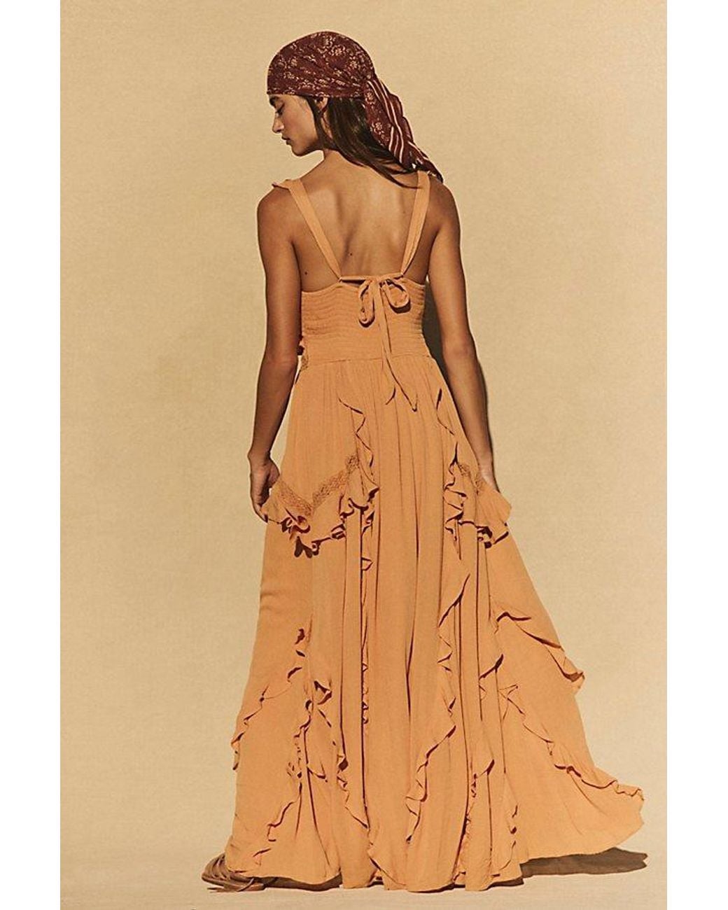 free-est Brown Marsai Maxi Dress By