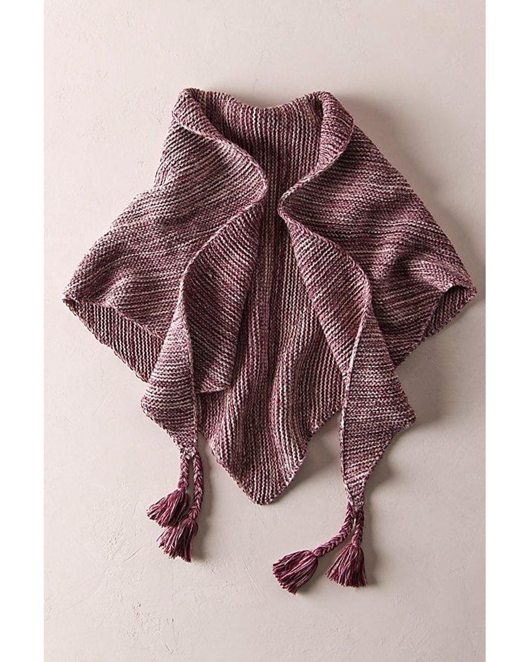 Free People Pink So Marled Shawl