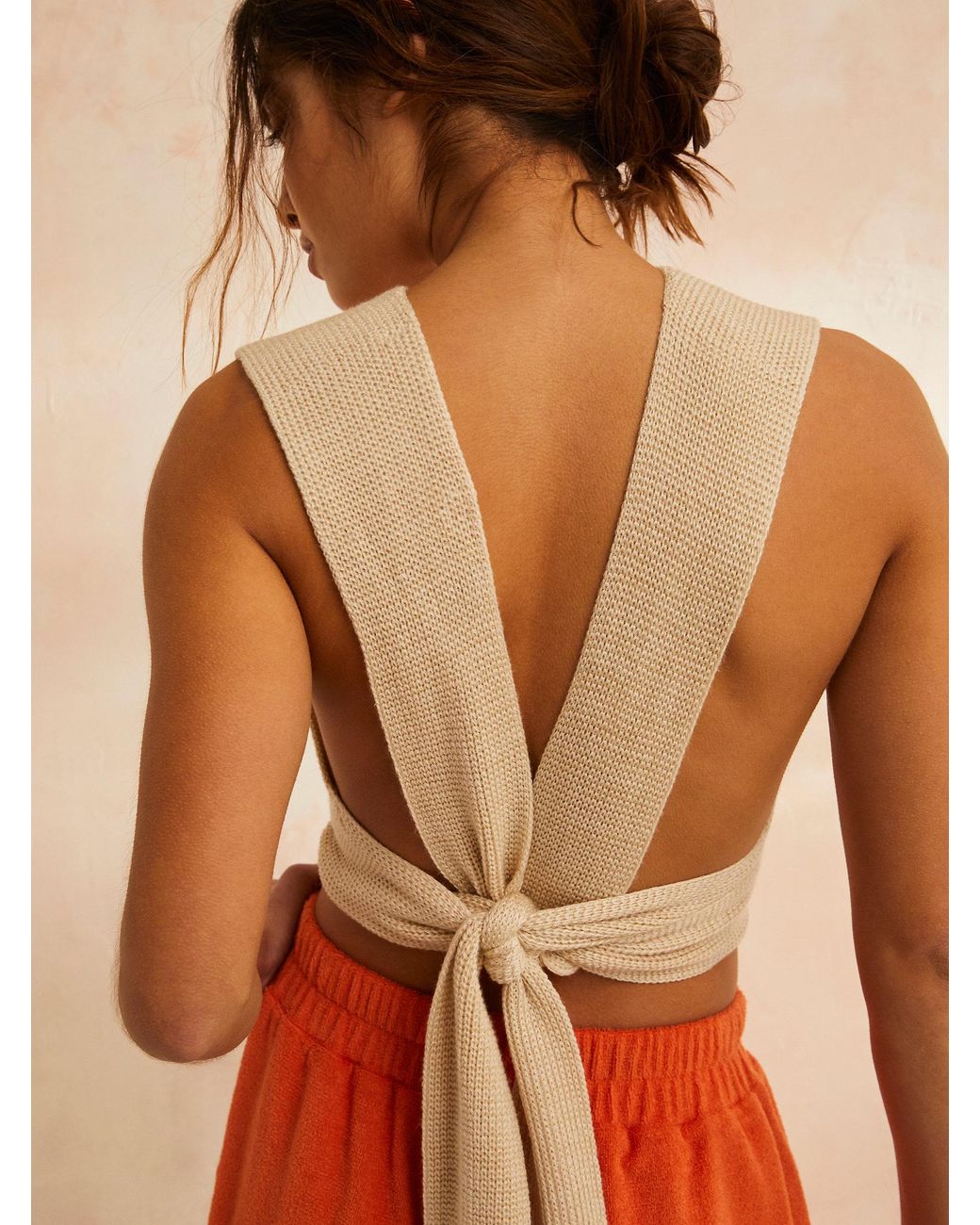 Free People Orchid Convertible Sweater Tank Lyst