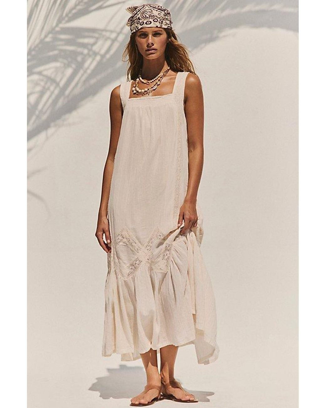 free-est Natural Avaline Maxi Dress By
