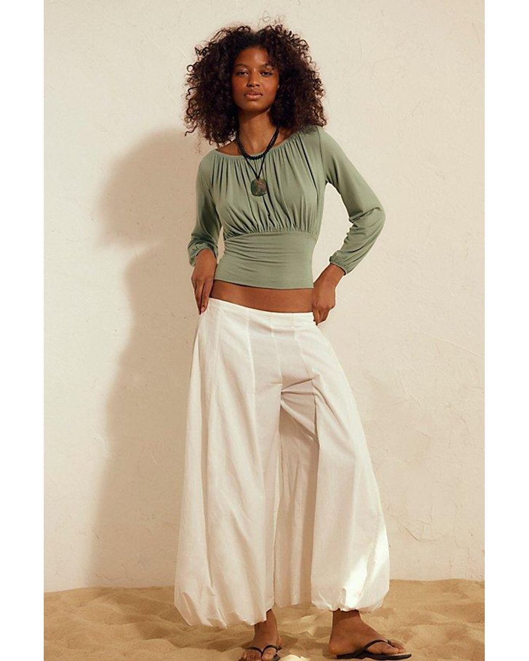 free-est Blue Daphne Top By