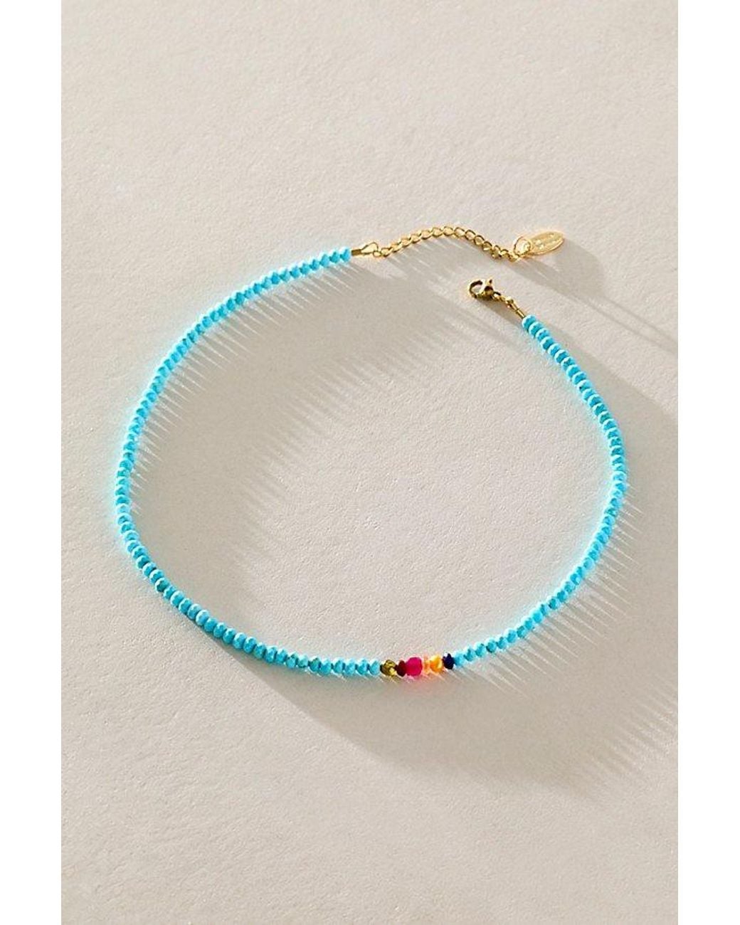 Meredith Waterstraat Blue Stone Necklace