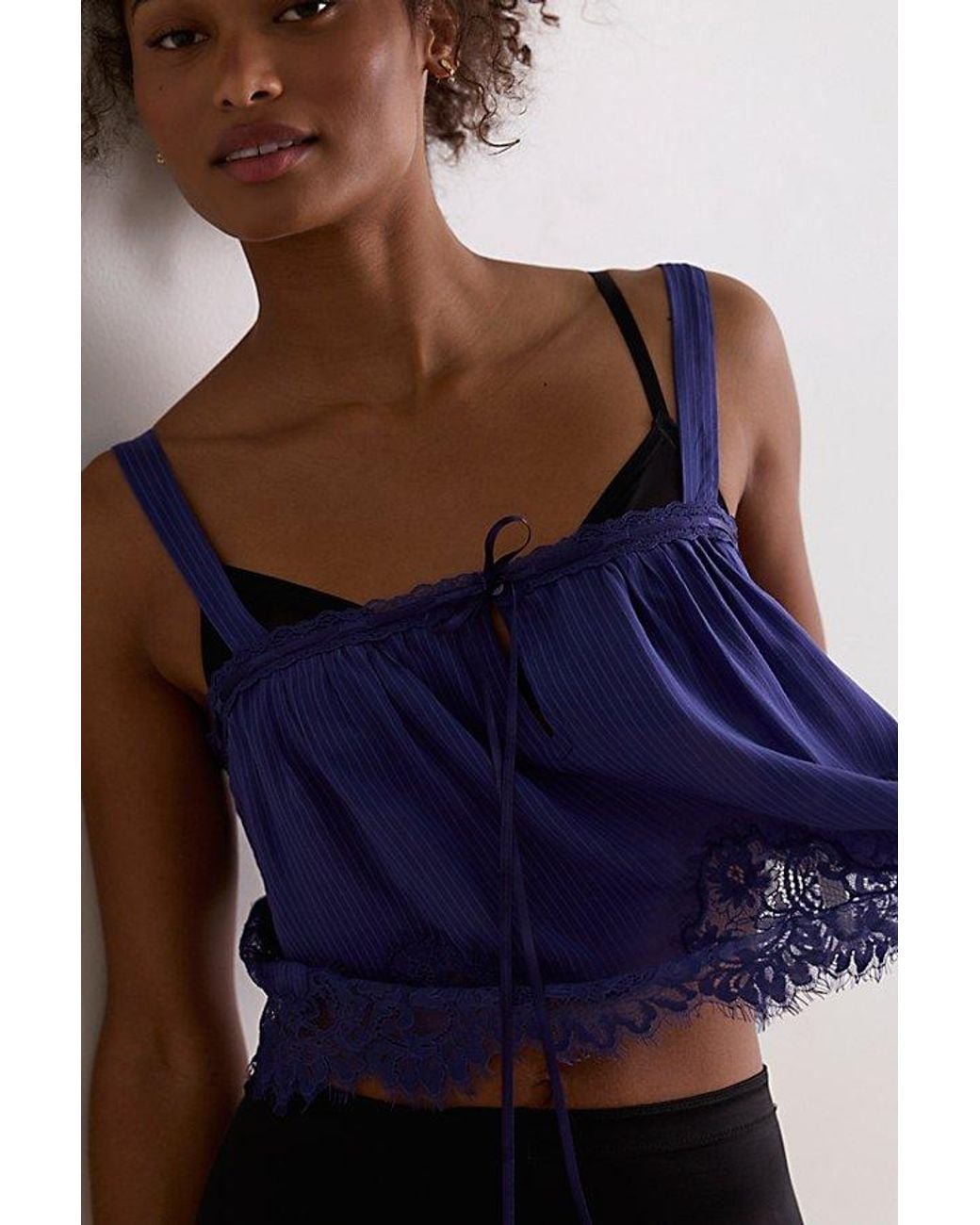 Intimately By Free People Blue Alma Cami By