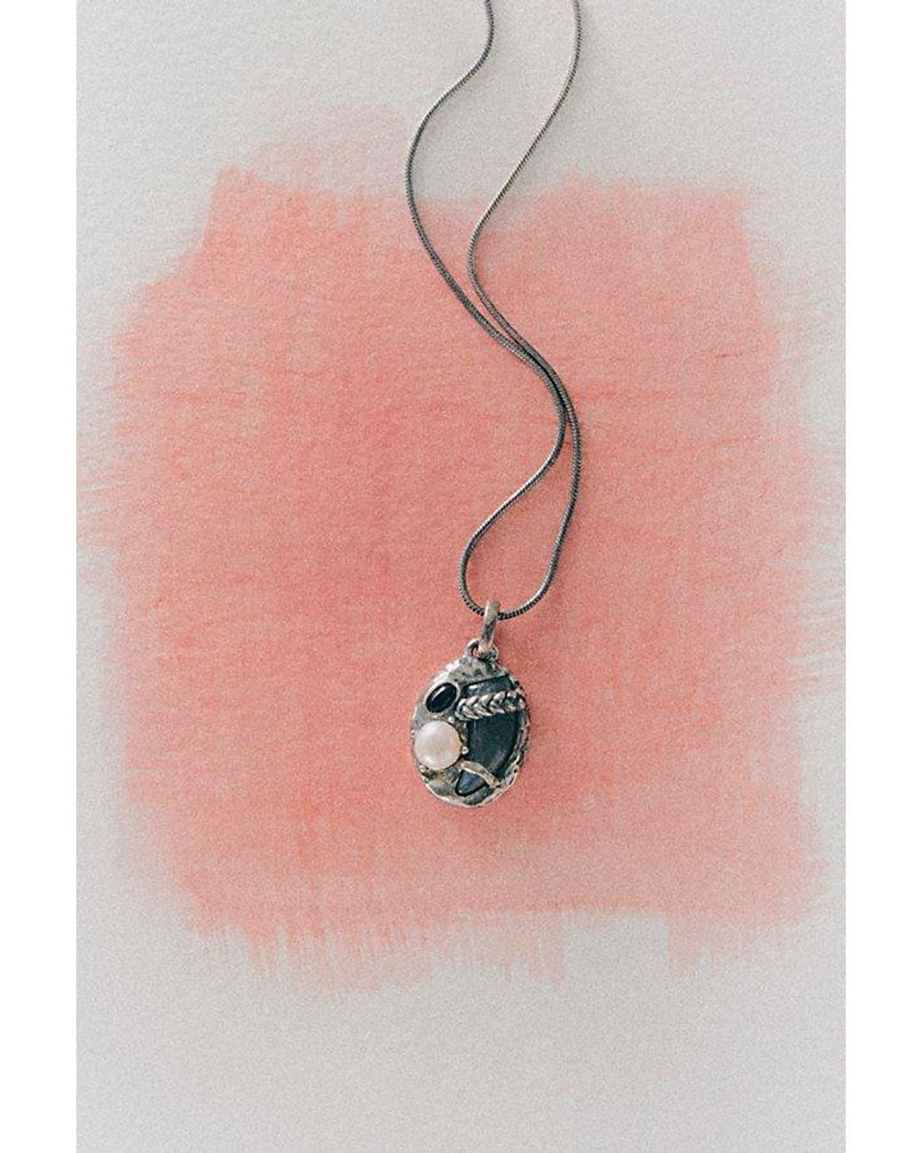 Pamela Love Gray X Free People Astra Pendant Necklace