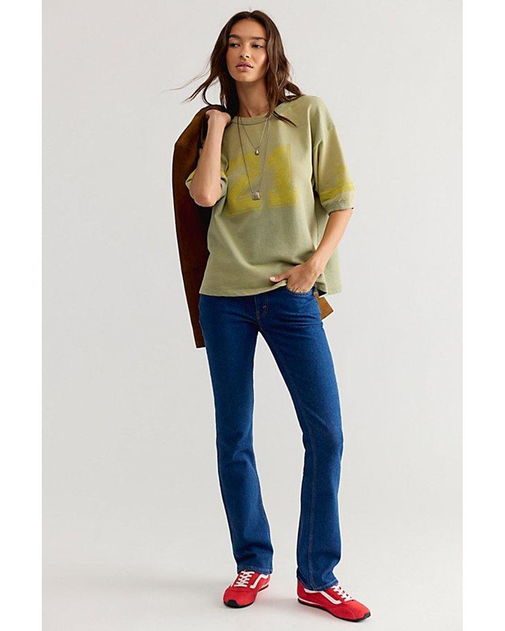 Ragabond Green Lost And Found Ringer Tee