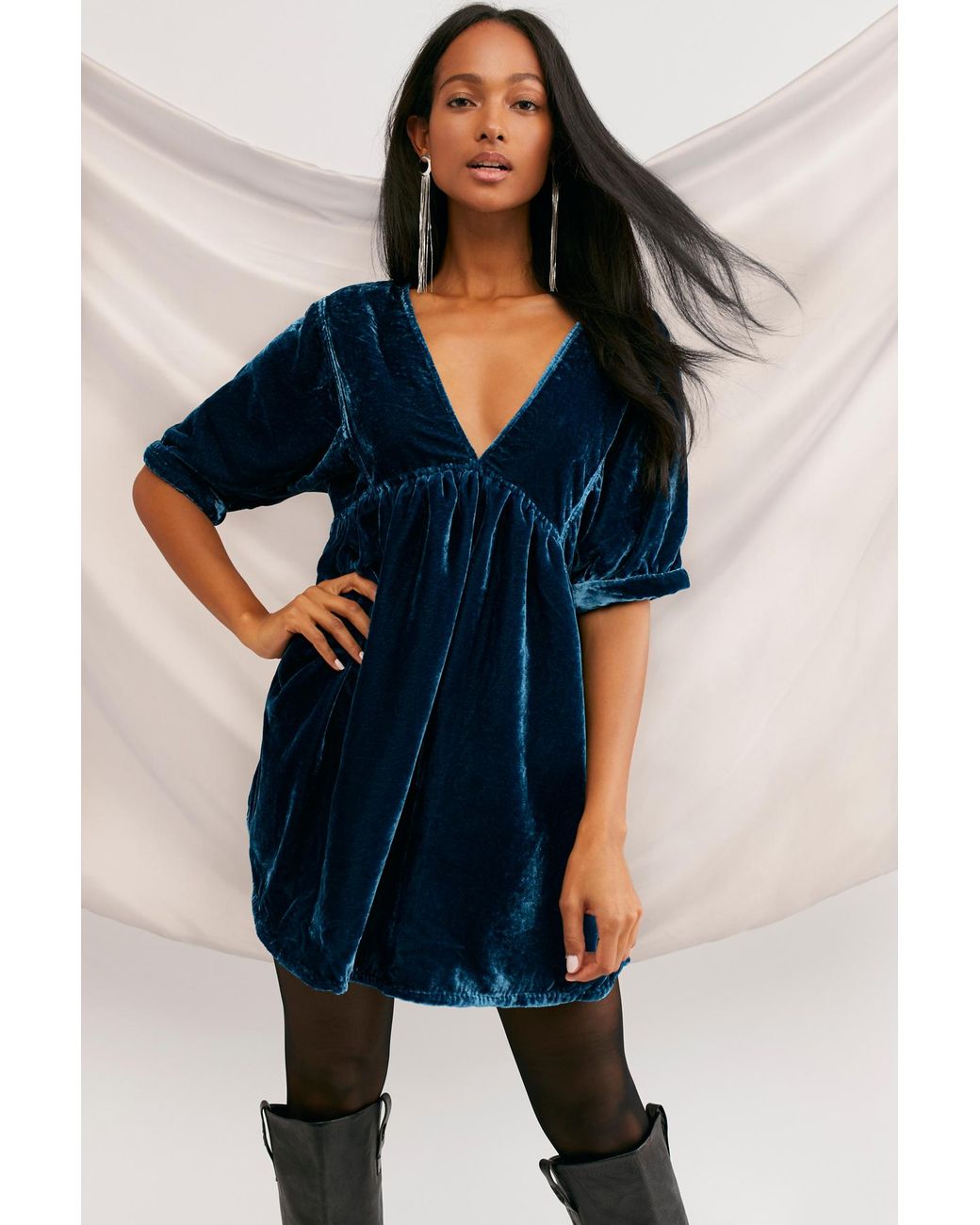 Free people be my baby hotsell velvet dress
