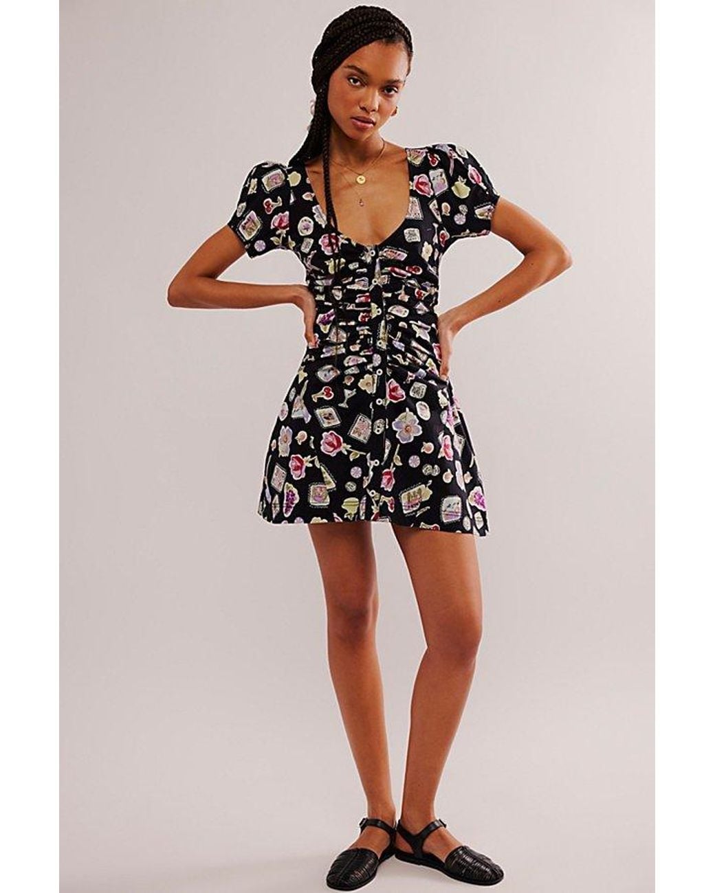 knee length dresses for ladies Free People Free-est Have A Thing For You Mini Dress main image 1