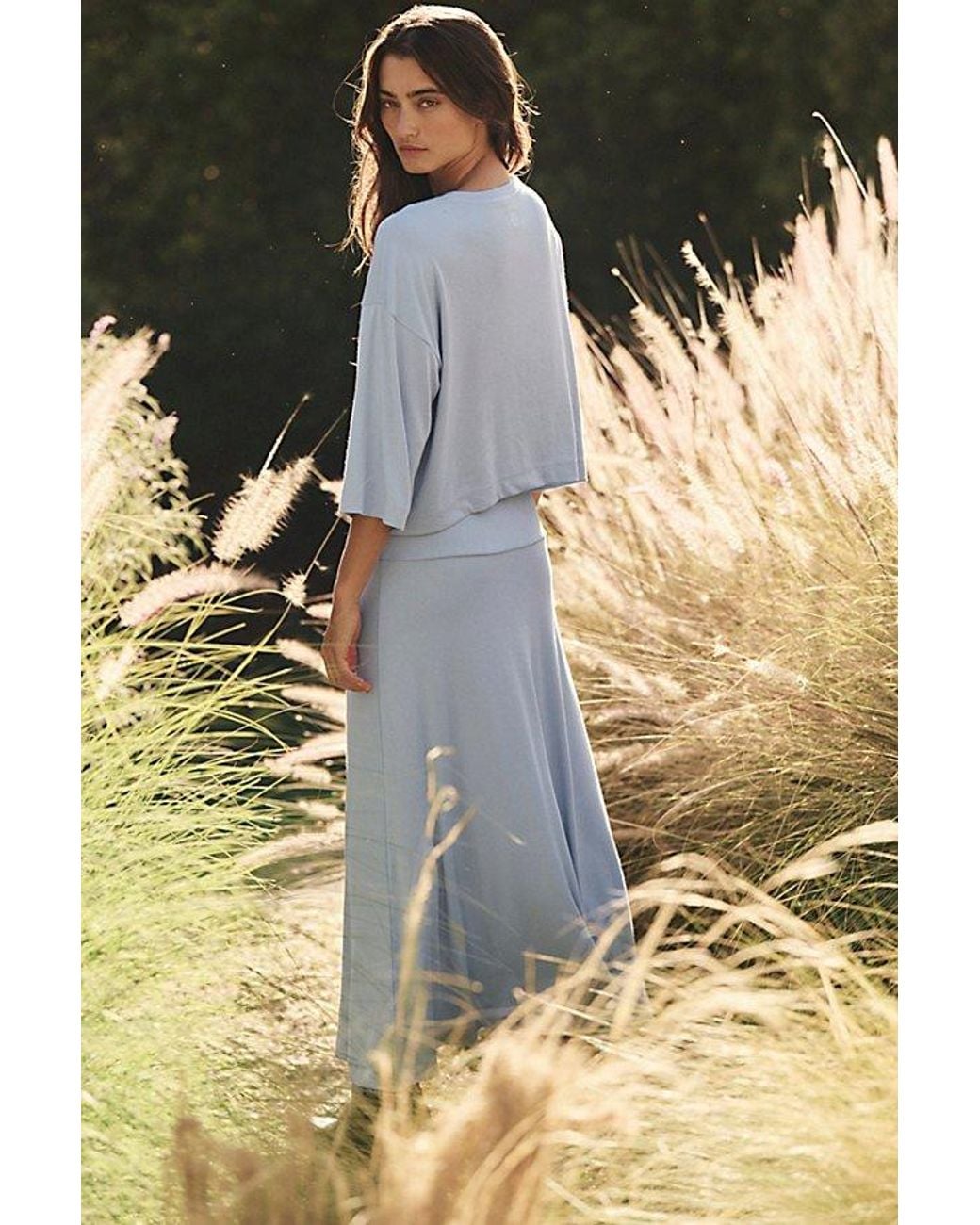 free-est Multicolor Good Feels Maple Midi Dress By