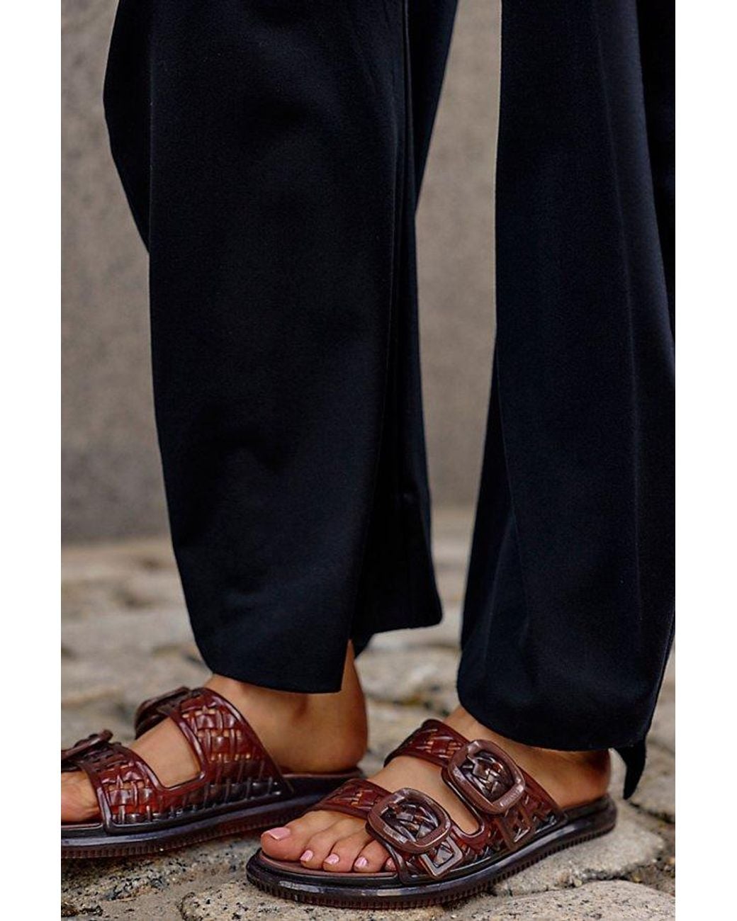 Melissa Black Possession Slip Jelly Sandals