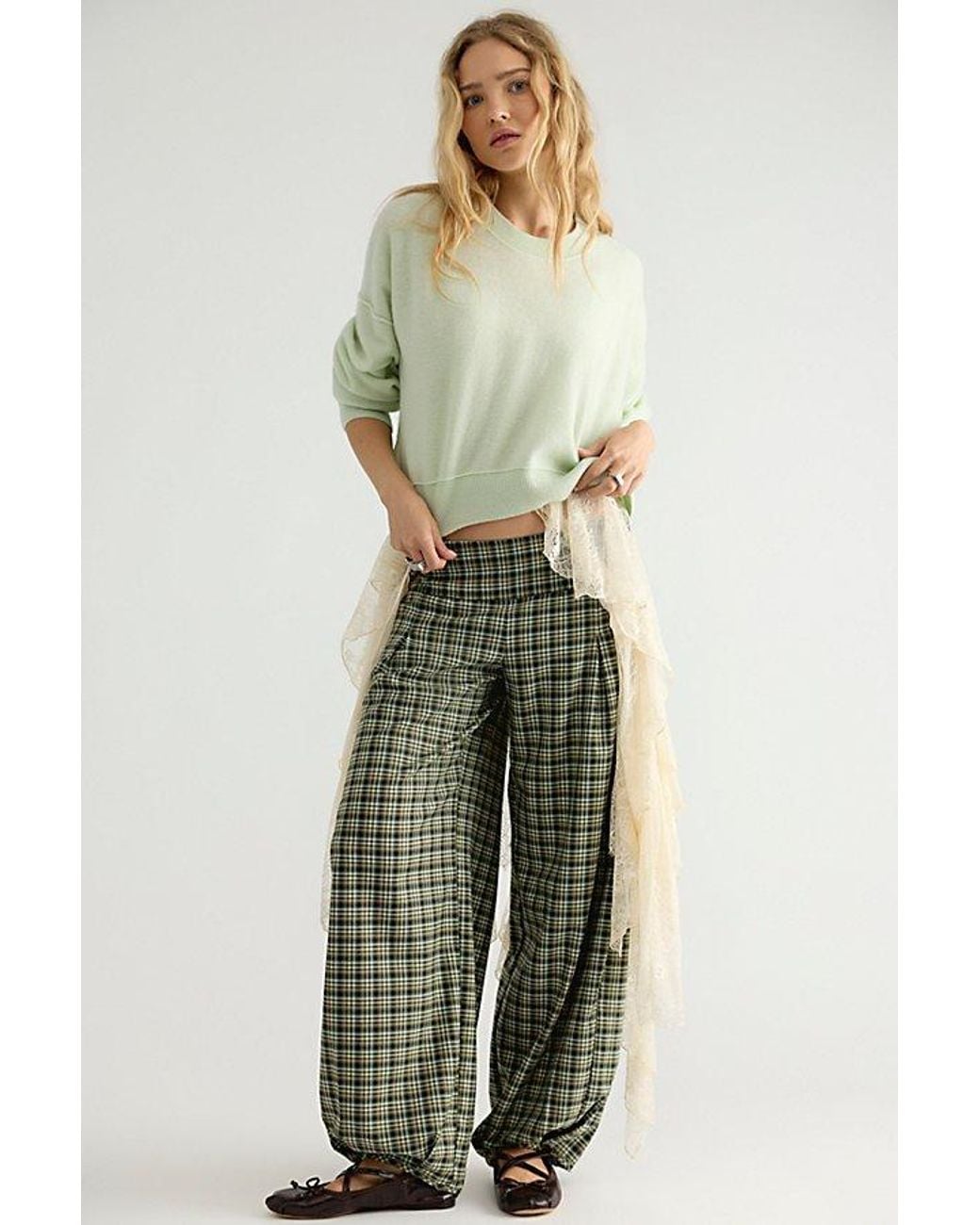 Free People Green Solstice Cashmere Pullover