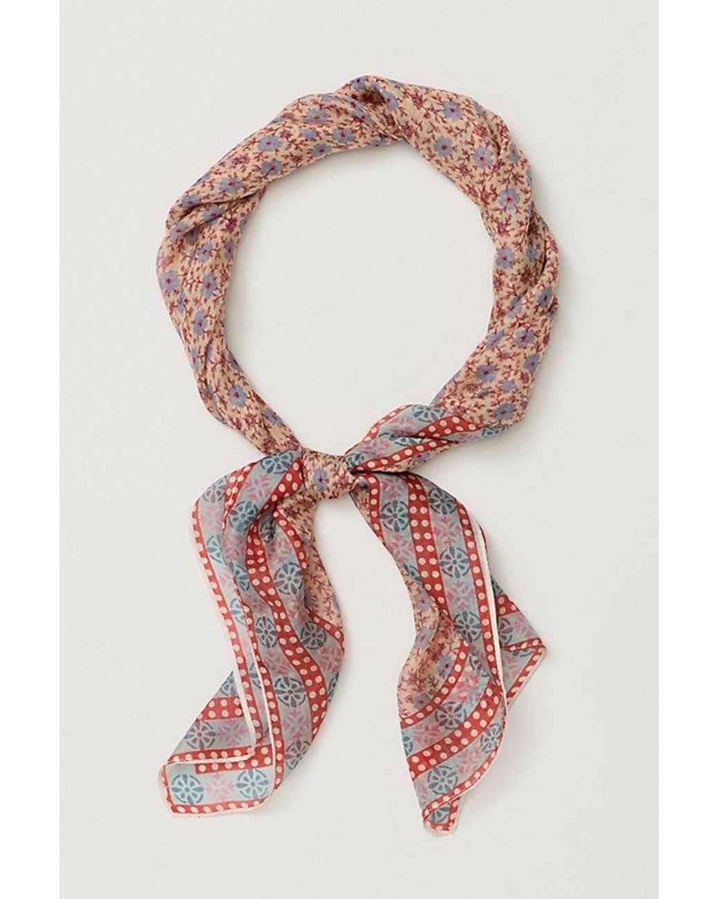 Free People Multicolor So Silk Printed Bandana
